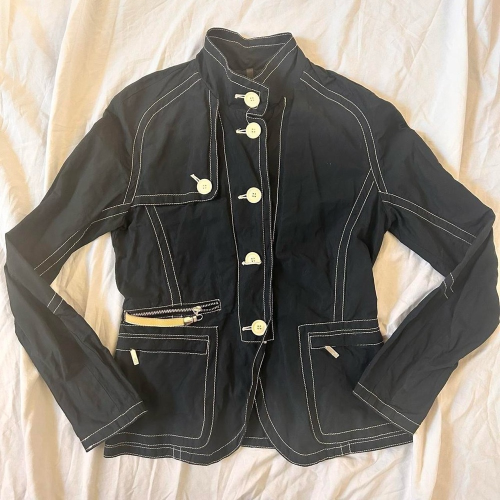 MONCLER FW 2006 JAPAN ONLY NAVY WINDBREAKER JACKET 0 RARE